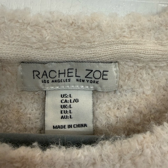 Rachel Zoe Soft Cream Crew Neck Sweater - Picture 3 of 3